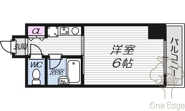 セレッソコート梅田東の間取り