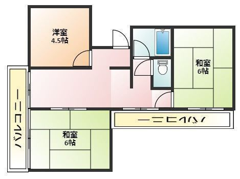 【間取り】 | 祇園コーポ