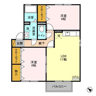 【間取り】 | ベルドュールすず樹Ｃ