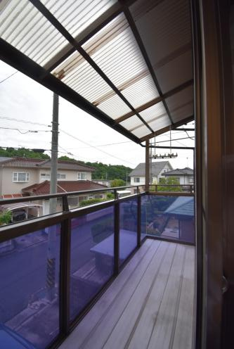 ウエストフィールドⅡのバルコニー