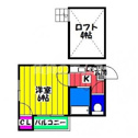 【間取り】 | チャレオコーポハウス大橋の間取り