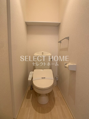【トイレ】 | エスポワール真伝 | 落ち着いた色調のトイレです