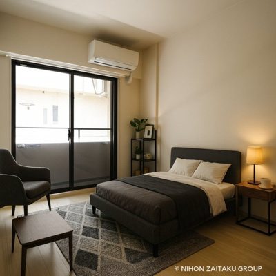 【洋室】 | ライオンズマンション関内第六 | ※家具・小物はイメージです