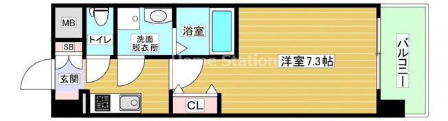 【間取り】 | ジュネーゼグラン福島EbiE