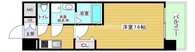【間取り】 | ジュネーゼグラン福島EbiE