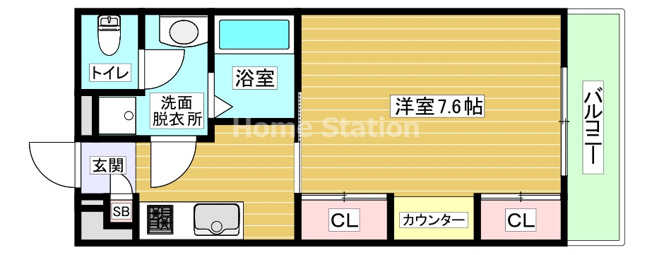 【間取り】 | リブリ・シャルマン・パレス・吉野