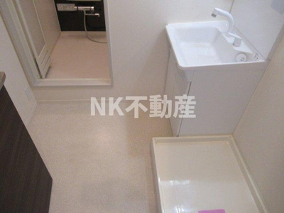 【洗面所】 | ハイクレール（俊徳道賃貸） | 使いやすい洗面所です