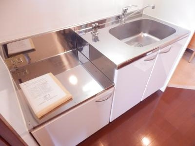 オルテンシアのキッチン|２口ガスコンロ設置可