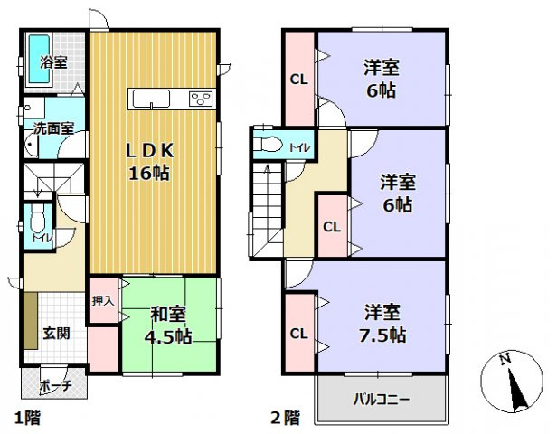 神戸市北区有野台8丁目 3期1号棟　新築戸建