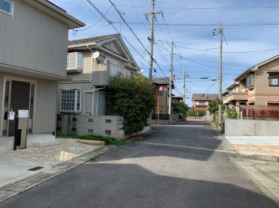 【前面道路含む現地写真】 | 大津市下阪本1丁目47-7　中古戸建
