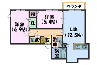 【間取り】 | シャーメゾン桜ヶ丘