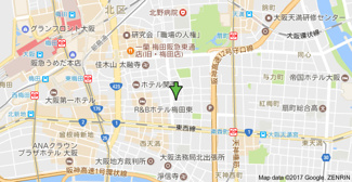 【地図】 | ニューシティアパートメンツ西天満