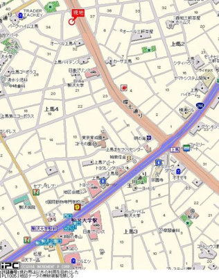 【地図】 | マートルコート駒沢大学