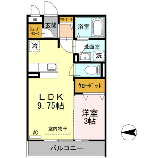 【間取り】 | セジュールオッツ南蔵王