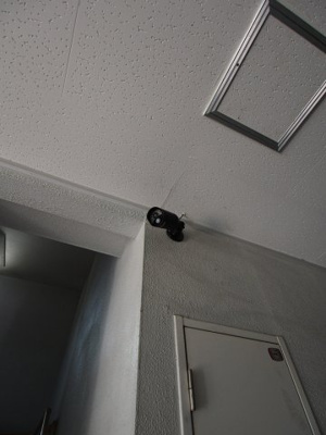 【セキュリティ】 | ヒルズ白鷺 | 防犯カメラ