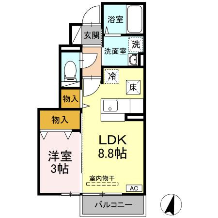 ウェストボヌールの間取り