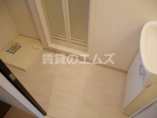 【洗面所】 | グロースメゾン博多山王 | グロースメゾン博多山王の脱衣所