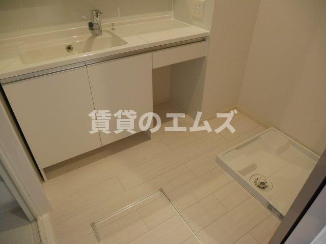 【洗面所】 | Ｄ－ｒｏｏｍ博多駅南　弐番館 | Ｄ－ｒｏｏｍ博多駅南　弐番館の脱衣所