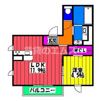 【間取り】 | Ｄ－ｒｏｏｍ博多駅南　弐番館 | Ｄ－ｒｏｏｍ博多駅南　弐番館の間取り