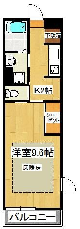 リブリ・船橋法典の間取り