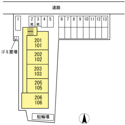 【区画図】 | ベルレージュ