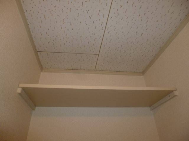 フォンティーヌBの洗面所|洗濯機上棚