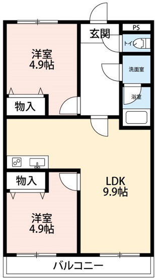【間取り】 | 茶臼山ハイツ