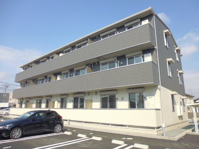 倉敷市宮前のアパートの外観
