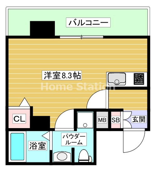 【間取り】 | パレス東洋福島館