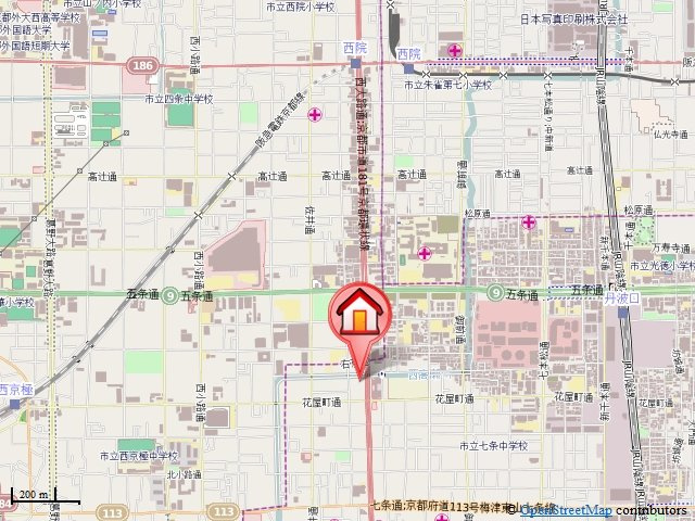 KDXレジデンス西大路の地図