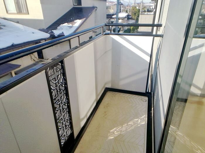 サンシルフィーBのバルコニー