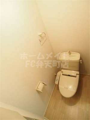 【トイレ】 | バウムハイム | ゆったりとした空間のトイレです