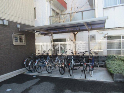 【その他共用部分】 | Four Seasons御厨（フォーシーズンミクリヤ）（八戸ノ里賃貸） | 駐輪場です