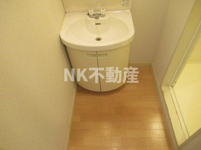 【洗面所】 | マジェスタ八戸ノ里（八戸ノ里賃貸） | 脱衣スペースもあります