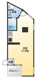 【間取り】 | ラークスパ岡町