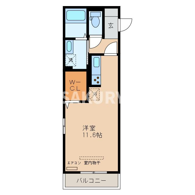 ココタリアⅡ Ａの間取り
