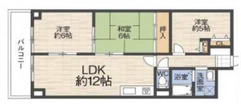 LiAnge富田林の間取り