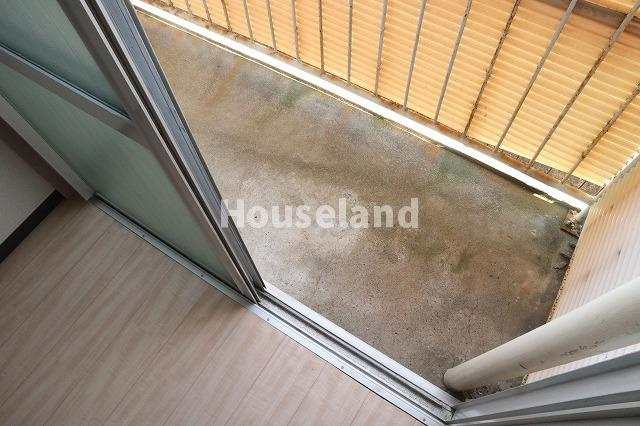 第一春日コーポのバルコニー