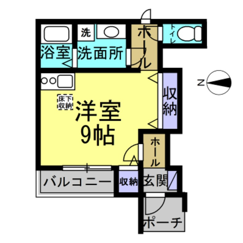 カーサ　ビアンカの間取り