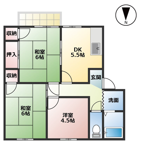 【間取り】 | グリーンオークレット