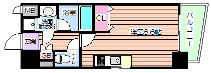 【間取り】 | S-RESIDENCE福島Luxe