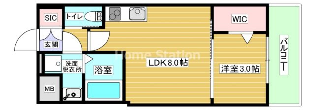 【間取り】 | セレニテ福島カルム