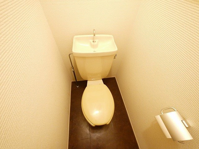メゾン・ド・スリシエI　B棟のトイレ|落ち着いた色調のトイレです
