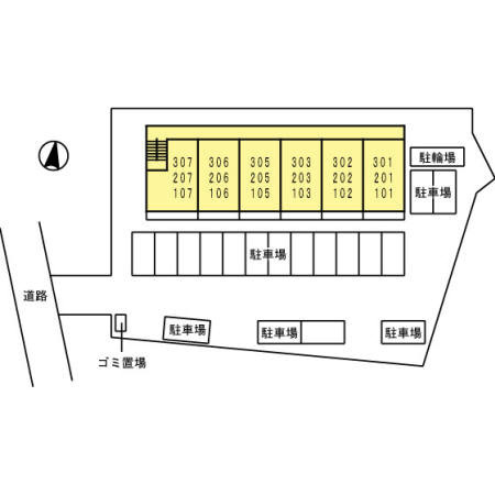 シェラールの区画図