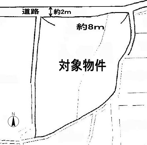 大字貫（B-5）の土地図
