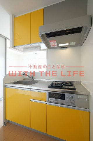 クレイドル【10，000円キャッシュバック対象物件】のキッチン|きれいなキッチンです