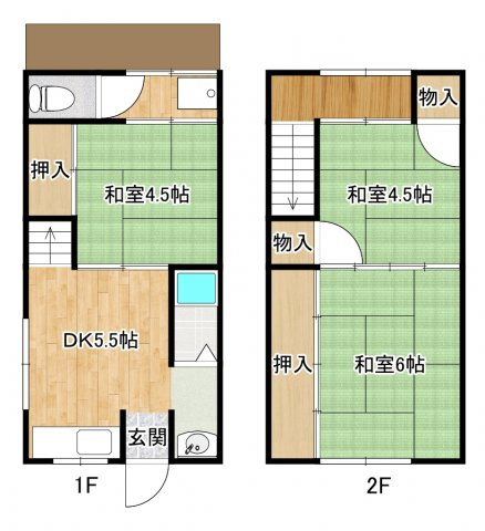 浜田マンションの間取り