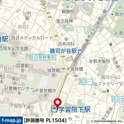 【地図】 | シティコープ目白