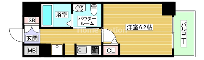 【間取り】 | メトローサ弁天町