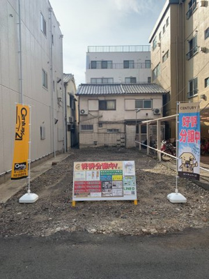 【外観】 | ケーズグランデ　今福東２　土地 | 前道含む現地土地写真です。
解体が終わりましたので更地になりました♪フリープランで自由設計となっています。
お好きなハウスメーカーさんで建築できます！！
いつでもお気軽にご連絡ください。
